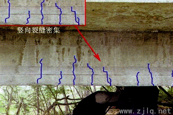 主梁橫跨豎向裂縫(http://tools.mwxu16.cn)