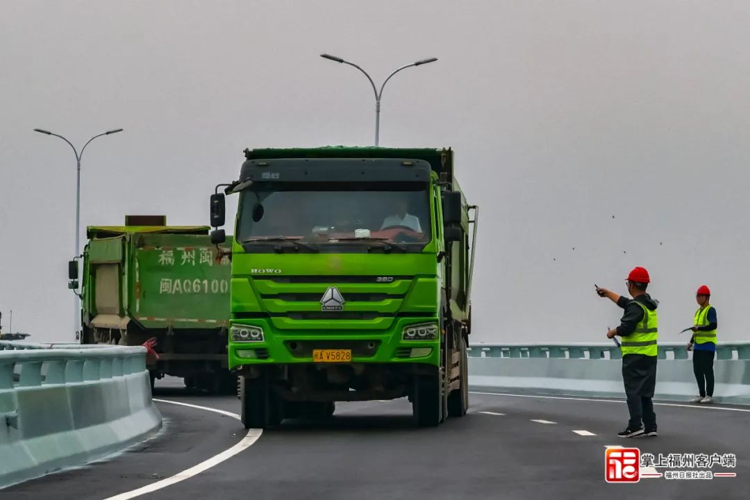 福建尤溪洲南立交改造項(xiàng)目橋梁荷載試驗(yàn)進(jìn)行中，即將通車