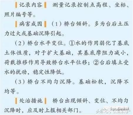 橋梁下部結(jié)構(gòu)常見病害檢查與養(yǎng)護方法